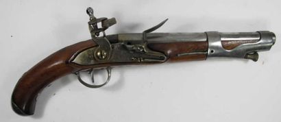 Pistolet d'arçon modèle 1763. Platine 