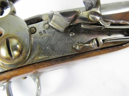 Pistolet d'arçon modèle 1763. Platine 