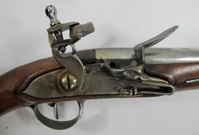 Pistolet d'arçon modèle 1763. Platine 