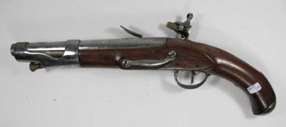 Pistolet d'arçon modèle 1763. Platine 