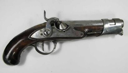 Pistolet de gendarmerie modèle An IX, transformé...