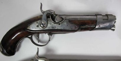Pistolet de gendarmerie modèle An IX, transformé...
