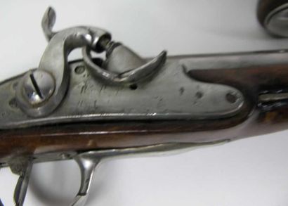 Pistolet de gendarmerie modèle An IX, transformé...