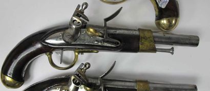 Pistolet d'arçon modèle An XIII. Platine...