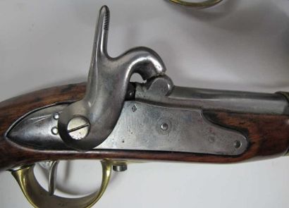 Pistolet d'arçon modèle 1822 Tbis. Garnitures...