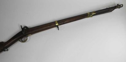 Mousqueton modèle 1842 à percussion. Platine...