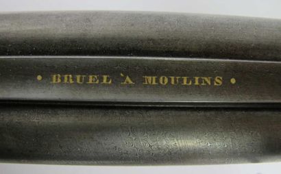 Fusil de chasse à percussion deux coups....