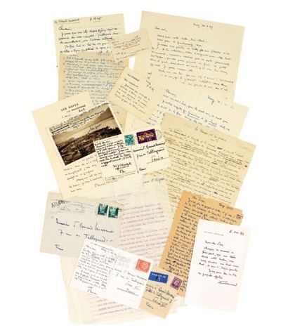 MORAND Paul
Correspondance à Pierre Bessand-Massenet,...