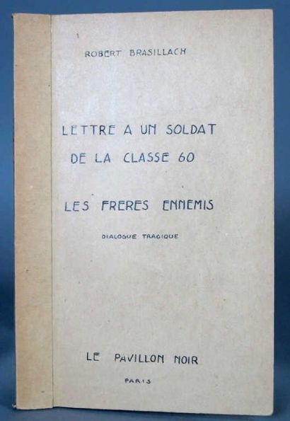 BRASILLACH Robert
Poèmes de Fresnes. Paris,...