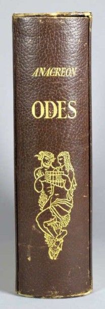 ANACREON
Odes. Sous emboîtage numéroté 60....