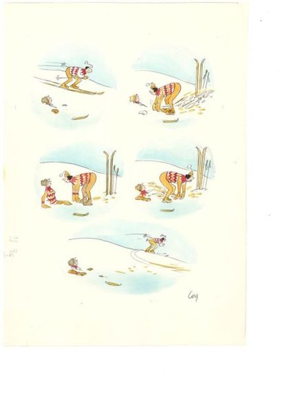 COQ
Lot de 4 planches dont 3 en couleurs...
