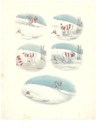 COQ
Lot de 4 planches dont 3 en couleurs...