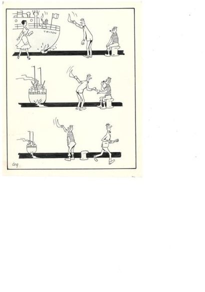 COQ
Lot de 4 planches dont 3 en couleurs...