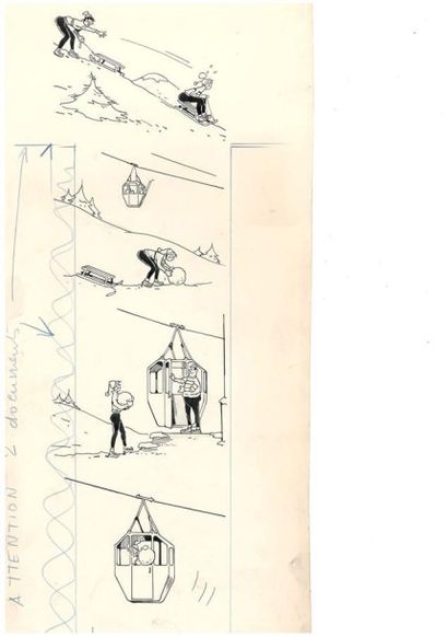 COQ
Lot de 21 strips grand format Haut.:...