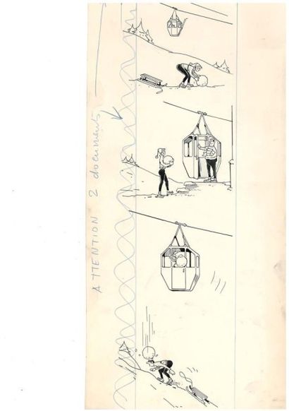 COQ
Lot de 21 strips grand format Haut.:...