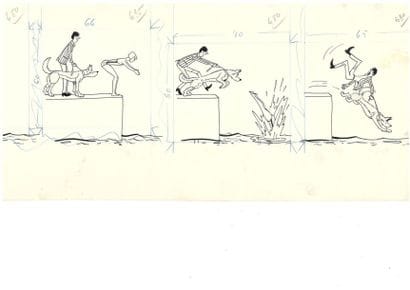 COQ
Lot de 21 strips grand format Haut.:...