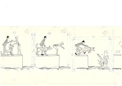COQ
Lot de 21 strips grand format Haut.:...
