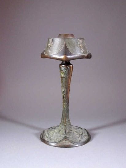 LELEU Georges
Pied de lampe à pétrole en...