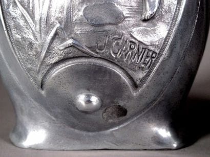 GARNIER Jean (1853-1931)
Paire de vases balustres...
