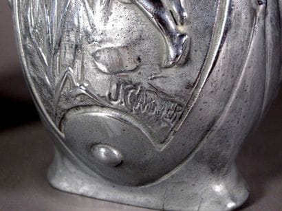 GARNIER Jean (1853-1931)
Paire de vases balustres...