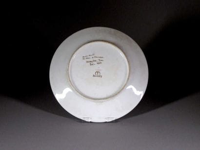 MAYODON Jean (1893-1967)
Assiette en porcelaine...