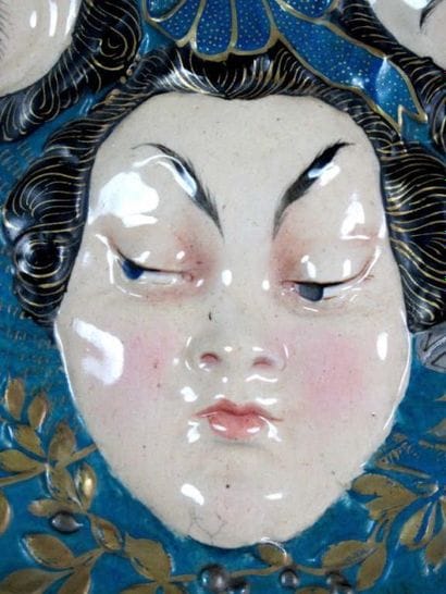 Travail japonisant
Coupe sur piédouche en...