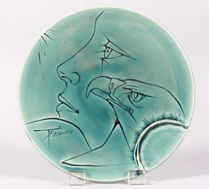 TREMOIS PIERRE YVES (Né en 1921)
Assiette...