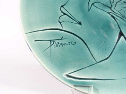 TREMOIS PIERRE YVES (Né en 1921)
Assiette...