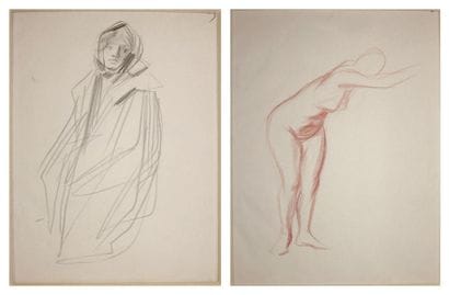FORAIN JEAN-LOUIS (1852-1931)
Etude de nu...