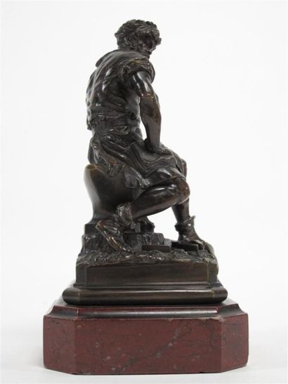 LE BOURG Charles Auguste (1829-1906) 
Statuette...