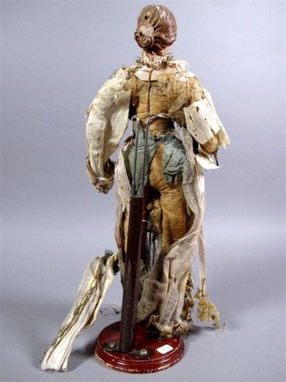 Santon napolitain en terre cuite figurant...
