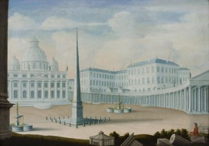 Ecole française, vers 1740, François DELACHENAL***
