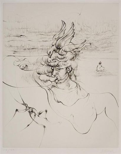 Hans Bellmer (1902-1975) De dos ; Toupie...