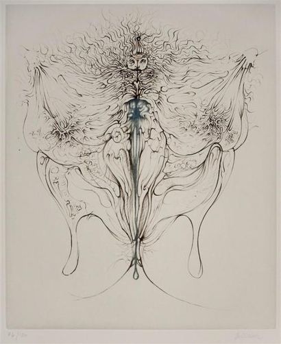 Hans Bellmer (1902-1975) De dos ; Toupie...