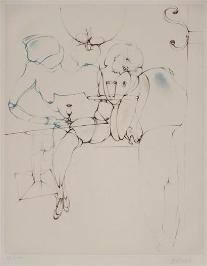 Hans Bellmer (1902-1975) De dos ; Toupie...