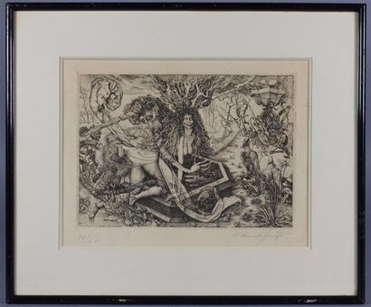 Ernst Fuchs (1930-2015) Die Versuchung des...