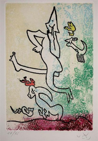 Roberto Matta (1911-2002) Pl. pour Mallarmé,...