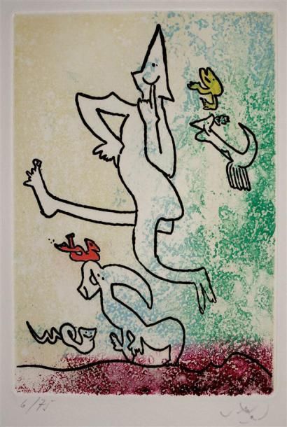 Roberto Matta (1911-2002) Pl. pour Mallarmé,...