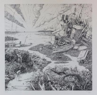 Philippe Mohlitz (né en 1941) Alice. 1971....