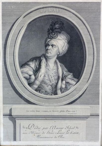Augustin de Saint-Aubin (1736-1807) Le Kain....