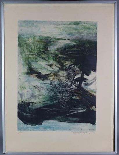 Zao Wou Ki (1921-2013) Composition. 1969....