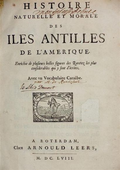 ANTILLES. ROCHEFORT, Charles de (1605-1683)...
