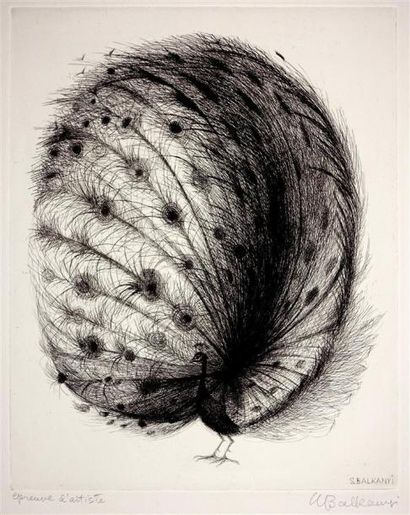Divers Un fort lot par J. Adam, Balkanyi,...