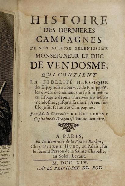 [BELLERIVE (chevalier de)] : Histoire des...