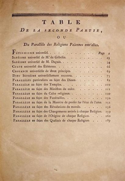 [BRUNET (Frère, Lazariste)] : Parallèle des...