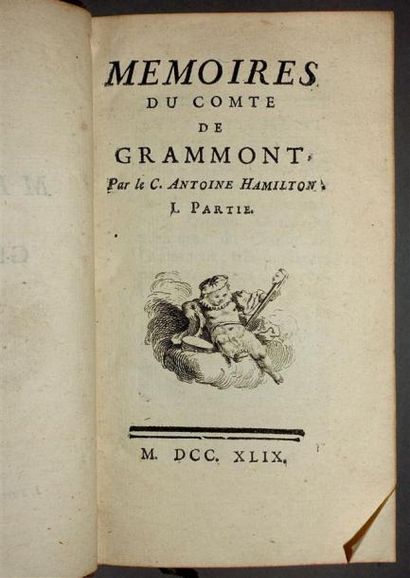 HAMILTON Antoine : Mémoire du Comte de Grammont....