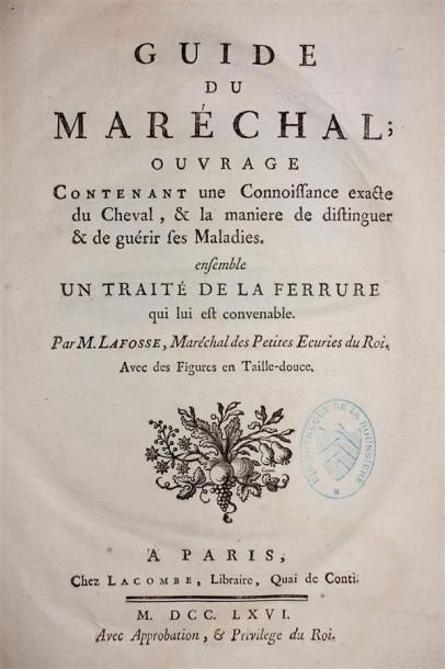 LAFOSSE : Guide du Maréchal. Paris, Lacombe,...
