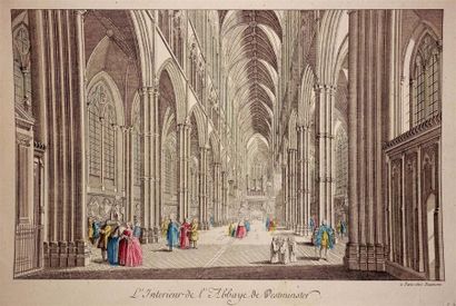Vues d'optique Vue perspective du Sallon...
