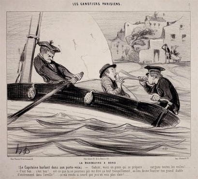 Honoré Daumier (1808-1879) Les Canotiers...