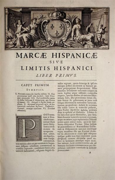 MARCA (Pietro de) : Marca Hispanica. Paris,...